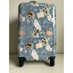 Bioworld Harry Potter 21” Hardside Wheeled Spinner Suitcase Luggage Hedw…